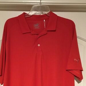Puma Vibrant Red Men's Polo Shirt